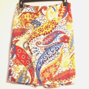 Talbots Multi Color Skirt Size 12